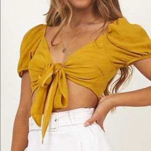 *SOLD* showpo flashback crop top